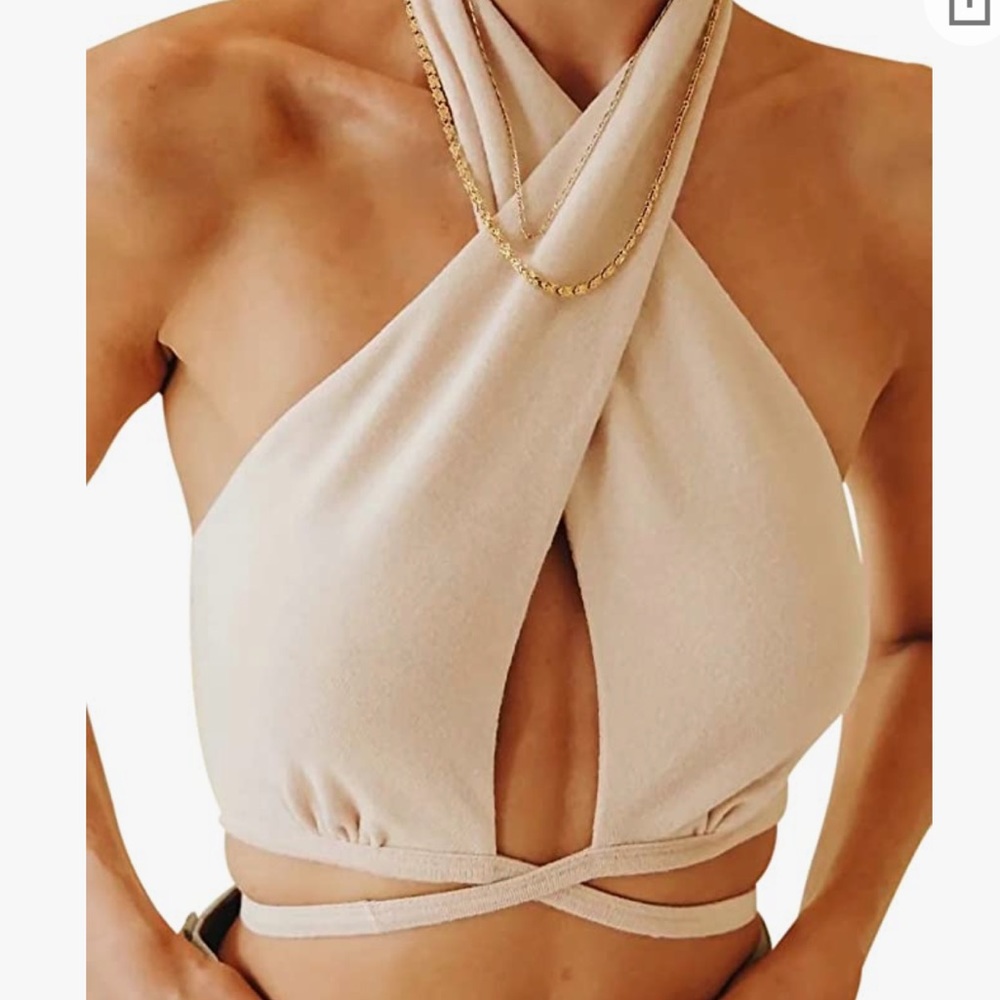 Wrap Crop Top NWOT